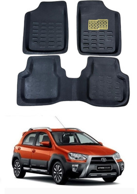 arneja trading company Polyutherine 3D Mat For  Toyota Etios Cross(Black)