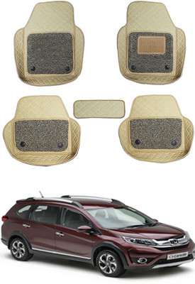 RKPSP Leatherite 7D Mat For  Honda BRV(Beige)