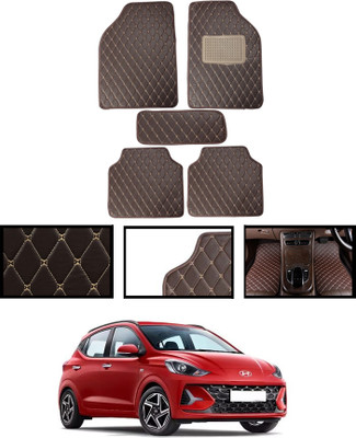 MSNP Leatherite Standard Mat For  Hyundai Grand i10 Nios(Brown)