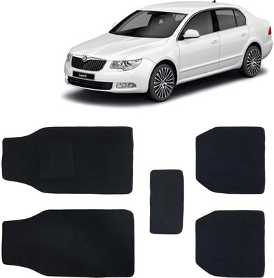 Kingsway Fabric Standard Mat For  Skoda Superb(Black)
