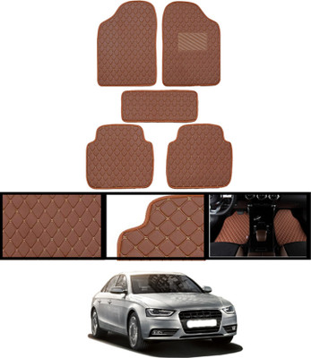 MATIES Leatherite Standard Mat For  Audi S4(Brown)