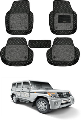 MATIES Leatherite 7D Mat For  Mahindra Bolero(Beige)