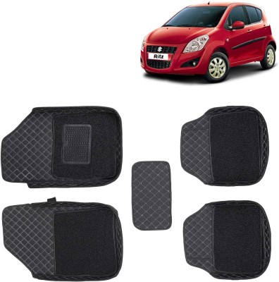 Kingsway Leatherite 7D Mat For  Maruti Suzuki Ritz(Black)