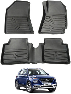 RKPSP PVC Tray Mat For  Hyundai Venue(Black)
