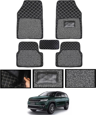 monolive Leatherite Standard Mat For  Jeep Meridian(Black)