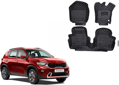 Autorepute Leather 7D Mat For  Maruti Suzuki Sonet(Black)