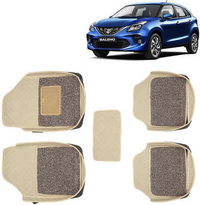 Kingsway Leatherite 7D Mat For  Maruti Suzuki Baleno(Beige)