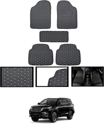CCMM Leatherite Standard Mat For  Toyota Fortuner(Black)