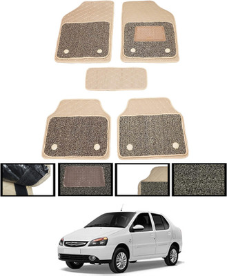 MATIES Leatherite 7D Mat For  Tata Indigo(Beige)