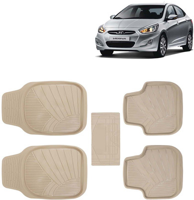 Kingsway PVC Tray Mat For  Hyundai Verna(Beige)
