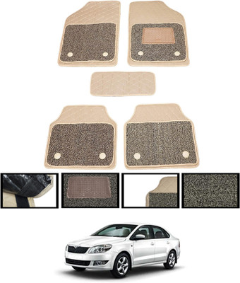 MSNP Leatherite 7D Mat For  Skoda Rapid(Beige)