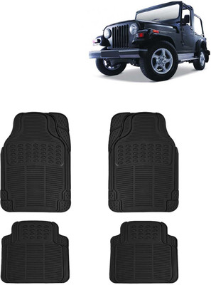 Kingsway PVC Standard Mat For  Mahindra Thar(Black)