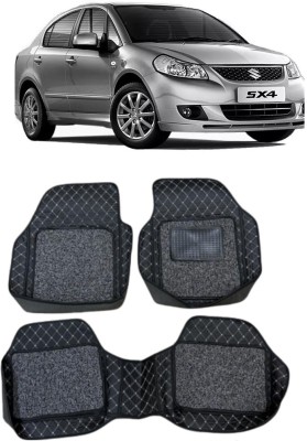 ARNEJA Leatherite 7D Mat For  Maruti Suzuki SX4(Silver, Black)