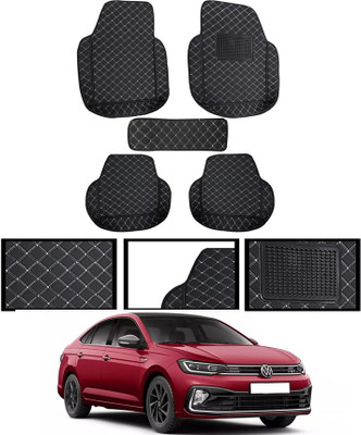 MSNP Leatherite Standard Mat For  Volkswagen Virtus(Black)