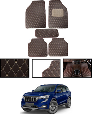 MSNP Leatherite Standard Mat For  Mahindra Universal For Car(Brown)