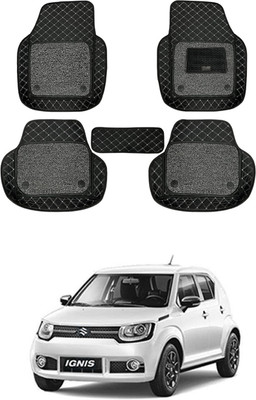 MATIES Leatherite 7D Mat For  Maruti Suzuki Ignis(Black)