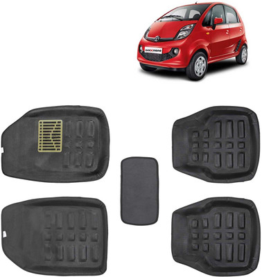 Kingsway PVC 3D Mat For  Tata Nano(Black)