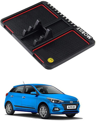 GS Grow n Shine Rubber Standard Mat For  Hyundai i20(Black)