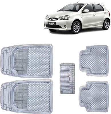 Kingsway PVC Tray Mat For  Toyota Etios Liva(Clear)