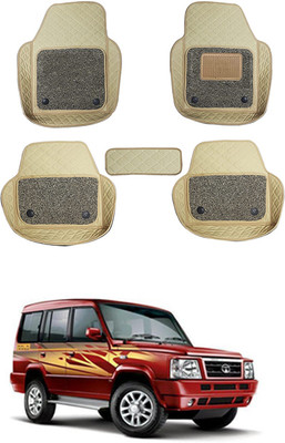 AYW Leatherite 7D Mat For  Tata Sumo(Beige)