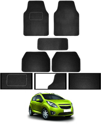 CCMM Fabric Standard Mat For  Chevrolet Beat(Black)