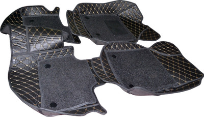 TOFIT ENTERPRISE Leather 7D Mat For  Kia Seltos(Black)