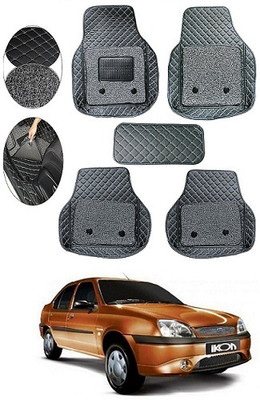 SLSHILPA Leather 7D Mat For  Ford Ikon(Black)