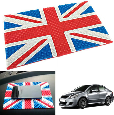 PEEPS STORE Rubber Tray Mat For  Maruti Suzuki SX4(Red, Blue)