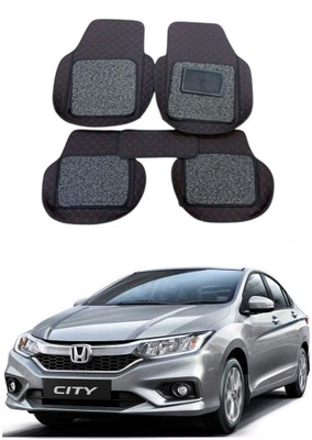 TOFIT ENTERPRISE Leatherite 7D Mat For  Honda City(Black)