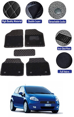MATIES PVC 7D Mat For  Honda Grand Punto(Black)