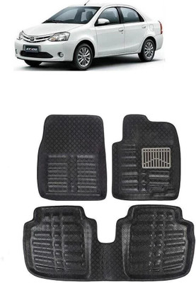 arneja trading company Polyutherine 3D Mat For  Toyota Etios(Black)