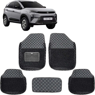 VIAZ VENTURES Leatherite 7D Mat For  Tata Nexon(Black)