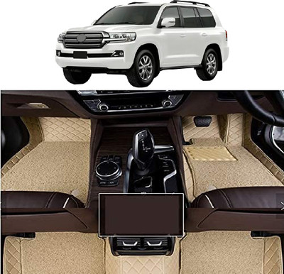 INSURE AUTOMOTIVE Leather 7D Mat For  Toyota Land Cruiser(Beige)