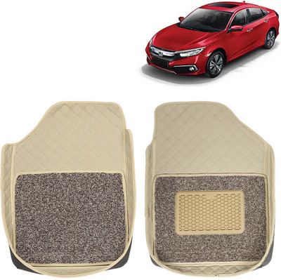 Kingsway Leatherite 7D Mat For  Honda Civic(Beige)