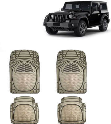Kingsway PVC Standard Mat For  Mahindra Thar(Brown)