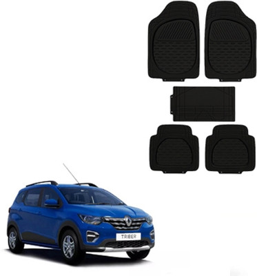 Autorepute Rubber Standard Mat For  Renault Triber(Black)