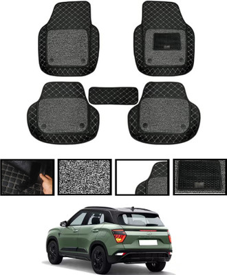 MATIES Leatherite 7D Mat For  Hyundai Creta(Black)