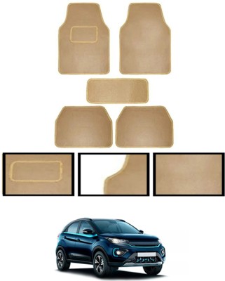 MATIES Fabric Standard Mat For  Tata Nexon EV(Beige)