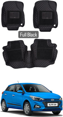 onefit enterprises Leatherite 7D Mat For  Hyundai Elite i20(Black)
