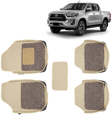 Kingsway Leatherite 7D Mat For  Toyota Universal For Car(Beige)