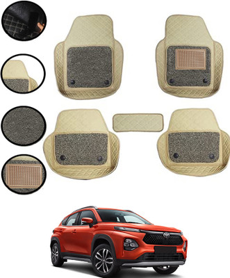 MATIES Leatherite 7D Mat For  Toyota Universal For Car(Beige)