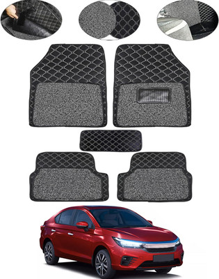 MSNP Leatherite 7D Mat For  Honda Universal For Car(Black)