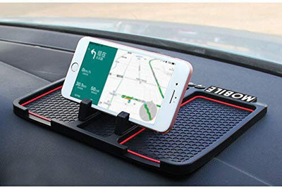 ANAYA G Silicone Standard Mat For  Universal For Car(Black)