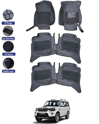 RKPSP Leatherite 7D Mat For  Mahindra Scorpio(Black)
