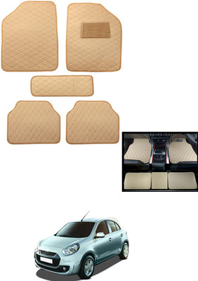 MATIES Leatherite Standard Mat For  Renault Pulse(Beige)
