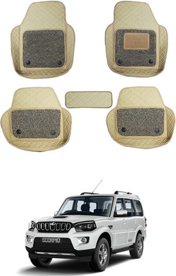 MATIES Leatherite 7D Mat For  Mahindra Scorpio(Beige)