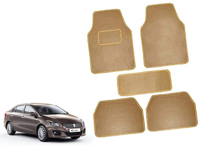 AUTO PEARL Polyester Standard Mat For  Maruti Ciaz(Beige)