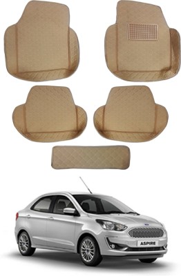 MATIES Leatherite 7D Mat For  Ford Aspire(Beige)