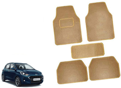 AUTO PEARL Polyester Standard Mat For  Hyundai i10(Beige)
