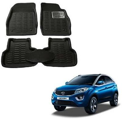 SLSHILPA Plastic 3D Mat For  Tata Nexon EV(Black)
